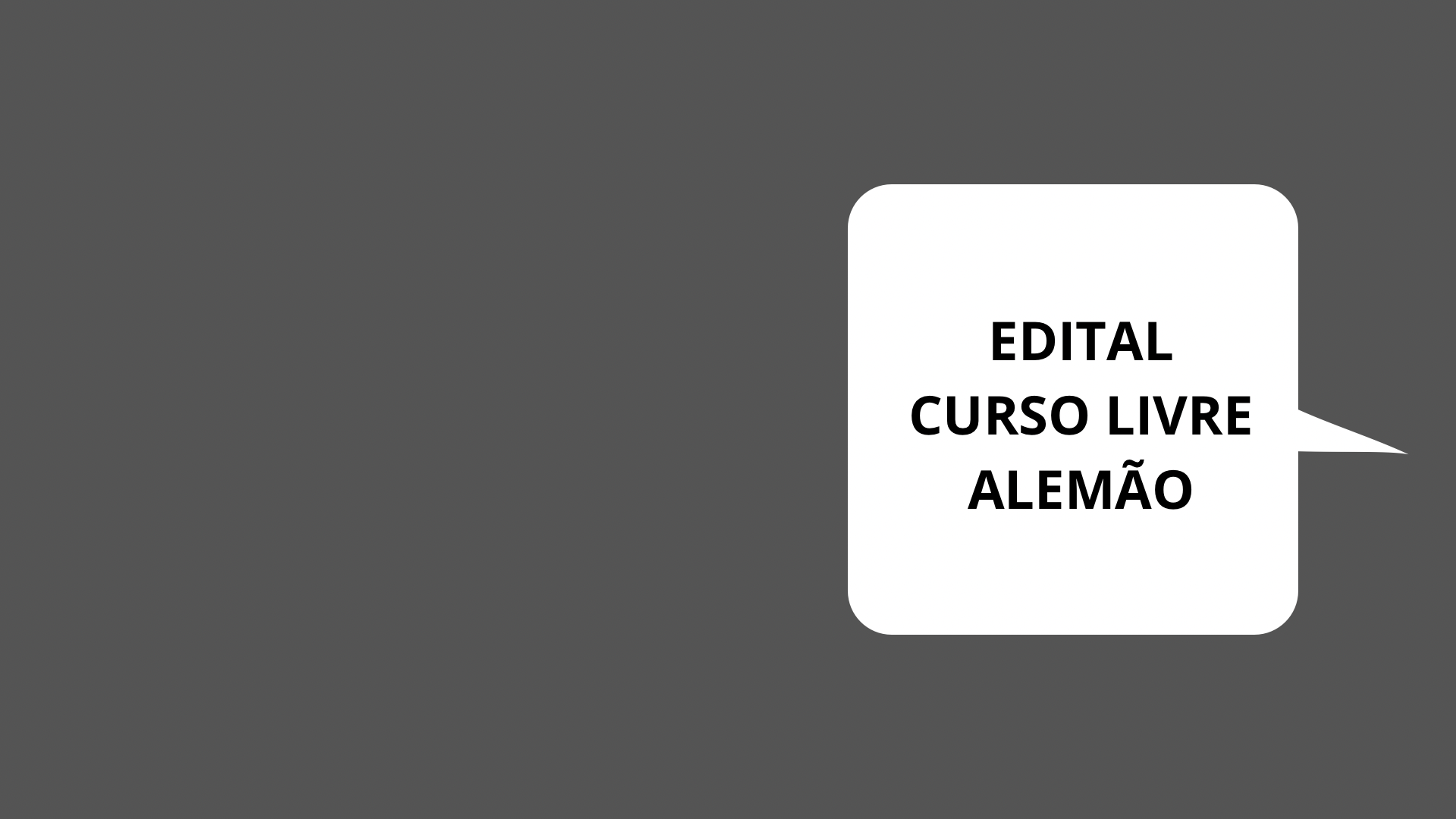 Read more about the article Curso livre de Alemão – Edital disponível