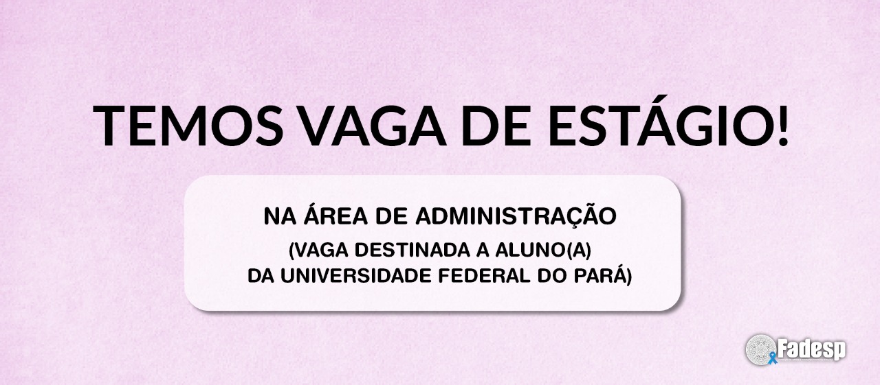 Leia mais sobre o artigo Temos vaga de estágio!