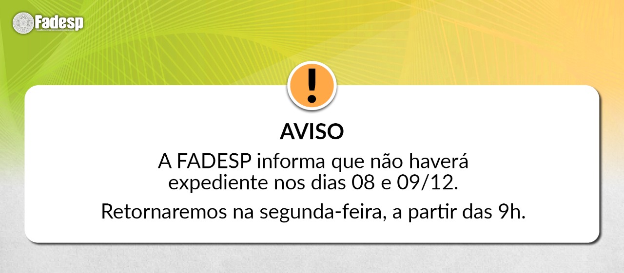 Leia mais sobre o artigo Aviso de expediente nos dias 08 e 09/12.