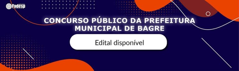 Leia mais sobre o artigo Publicado edital do Concurso Público do Município de Bagre