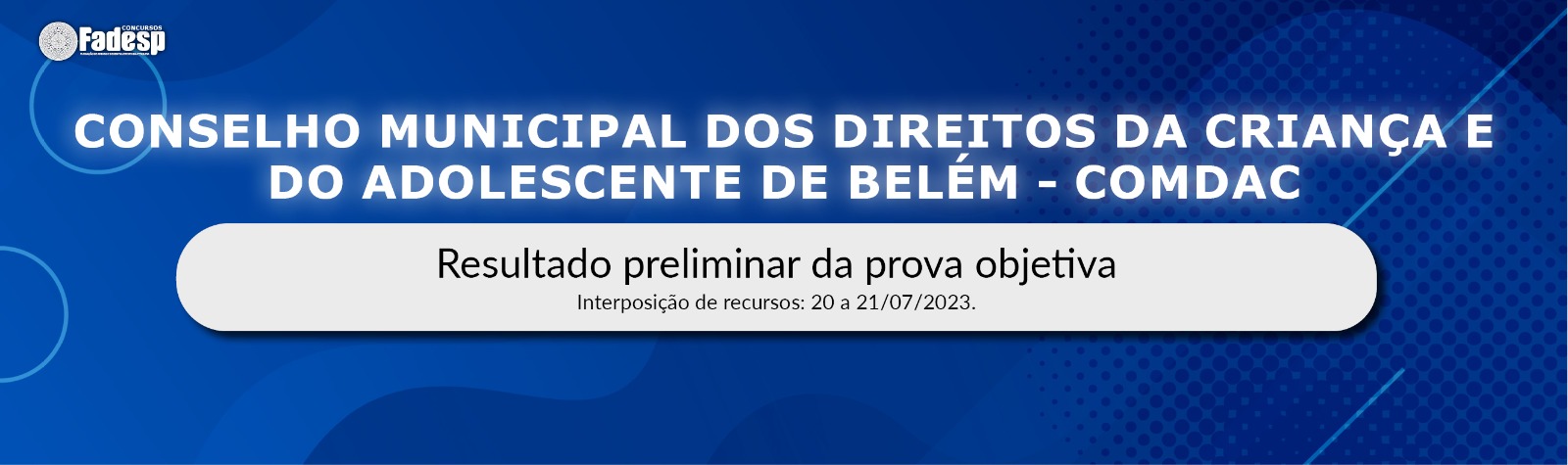 Leia mais sobre o artigo RESULTADO PRELIMINAR JÁ ESTÁ DISPONÍVEL