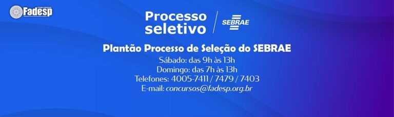 Leia mais sobre o artigo PS SEBRAE: Plantão para dúvidas de última hora