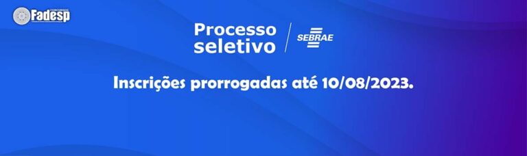 Leia mais sobre o artigo SEBRAE: inscrições prorrogadas