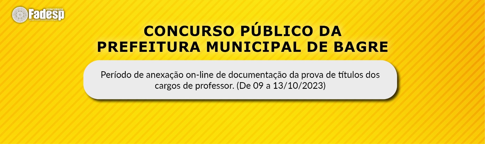 Leia mais sobre o artigo BAGRE: período de anexação de documentos