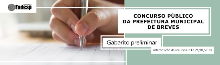 Leia mais sobre o artigo CONCURSO DE BREVES: confira o gabarito preliminar