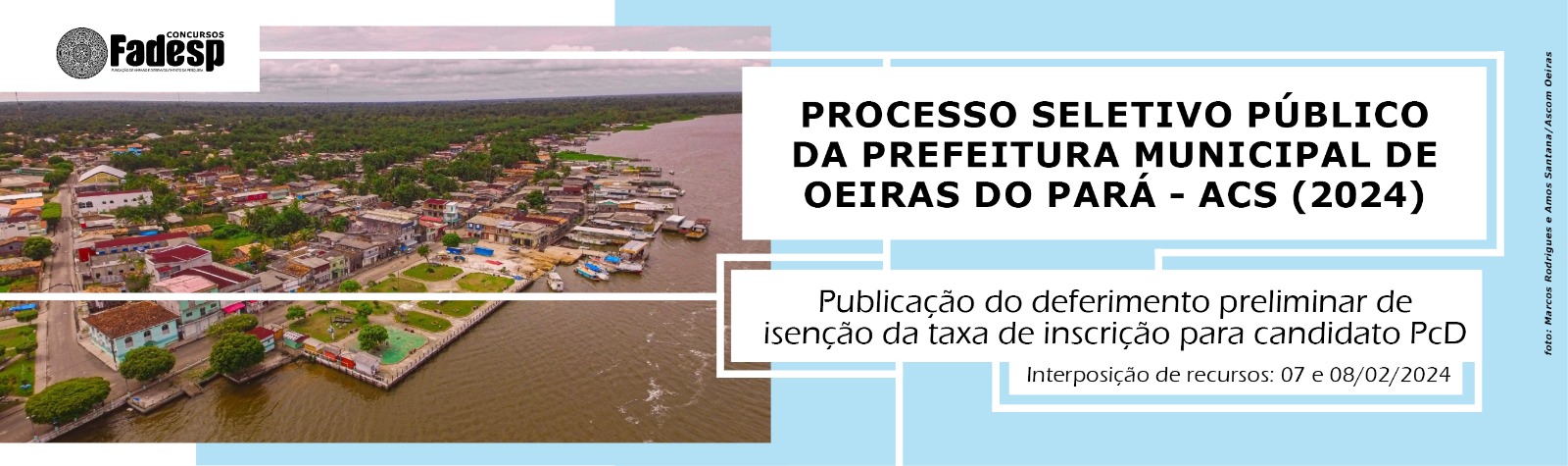 Leia mais sobre o artigo Resultado preliminar de isenção da taxa de inscrição para candidato PcD do PSP de Oeiras do Pará (ACS)