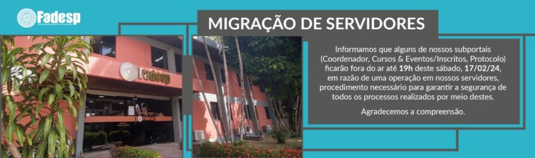 Leia mais sobre o artigo MIGRAÇÃO DE SERVIDORES