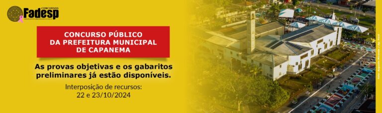 Leia mais sobre o artigo Concurso de Capanema: gabaritos disponíveis