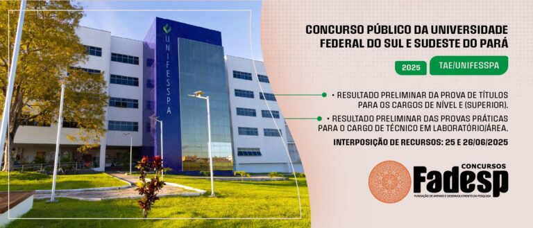 Leia mais sobre o artigo UNIFESSPA: resultados das provas de títulos e/ou práticas