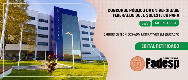 Leia mais sobre o artigo CONCURSO UNIFESSPA: confira a retificação do edital