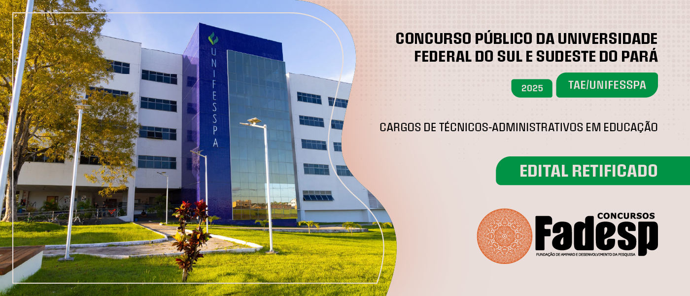 Leia mais sobre o artigo CONCURSO UNIFESSPA: confira a retificação do edital