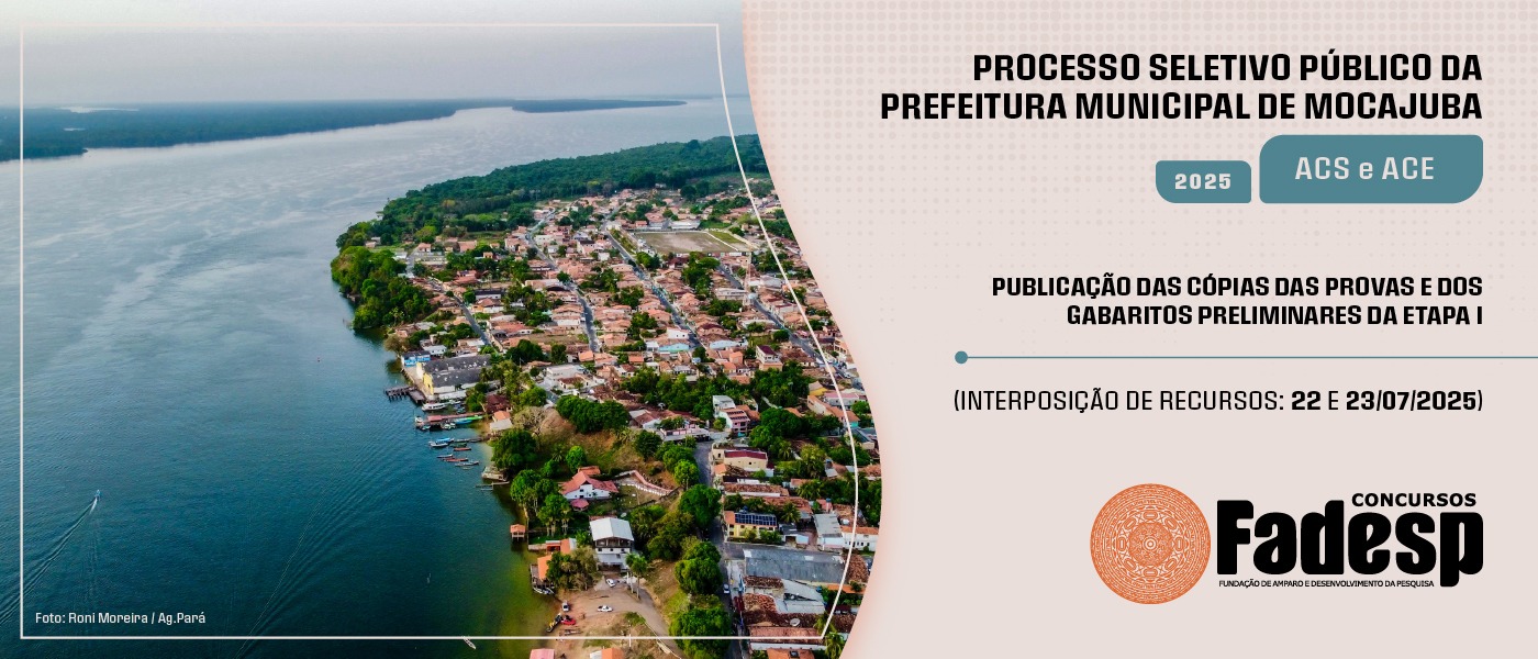 Leia mais sobre o artigo PSP MOCAJUBA: provas e gabaritos preliminares