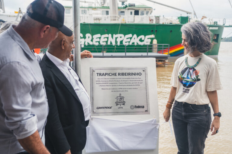 Leia mais sobre o artigo Parceria entre UFPA, FADESP e Greenpeace inaugura o Trapiche Ribeirinho na orla da universidade