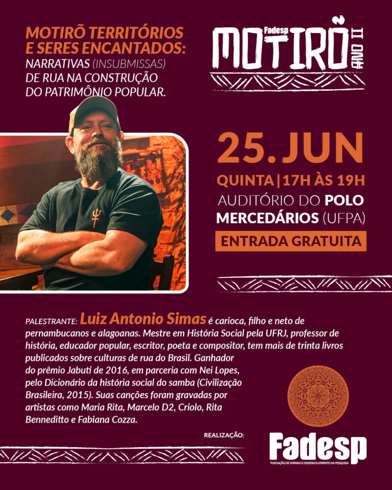 Leia mais sobre o artigo MOTIRÕ TERRITÓRIOS E SERES ENCANTADOS, COM LUIZ ANTONIO SIMAS